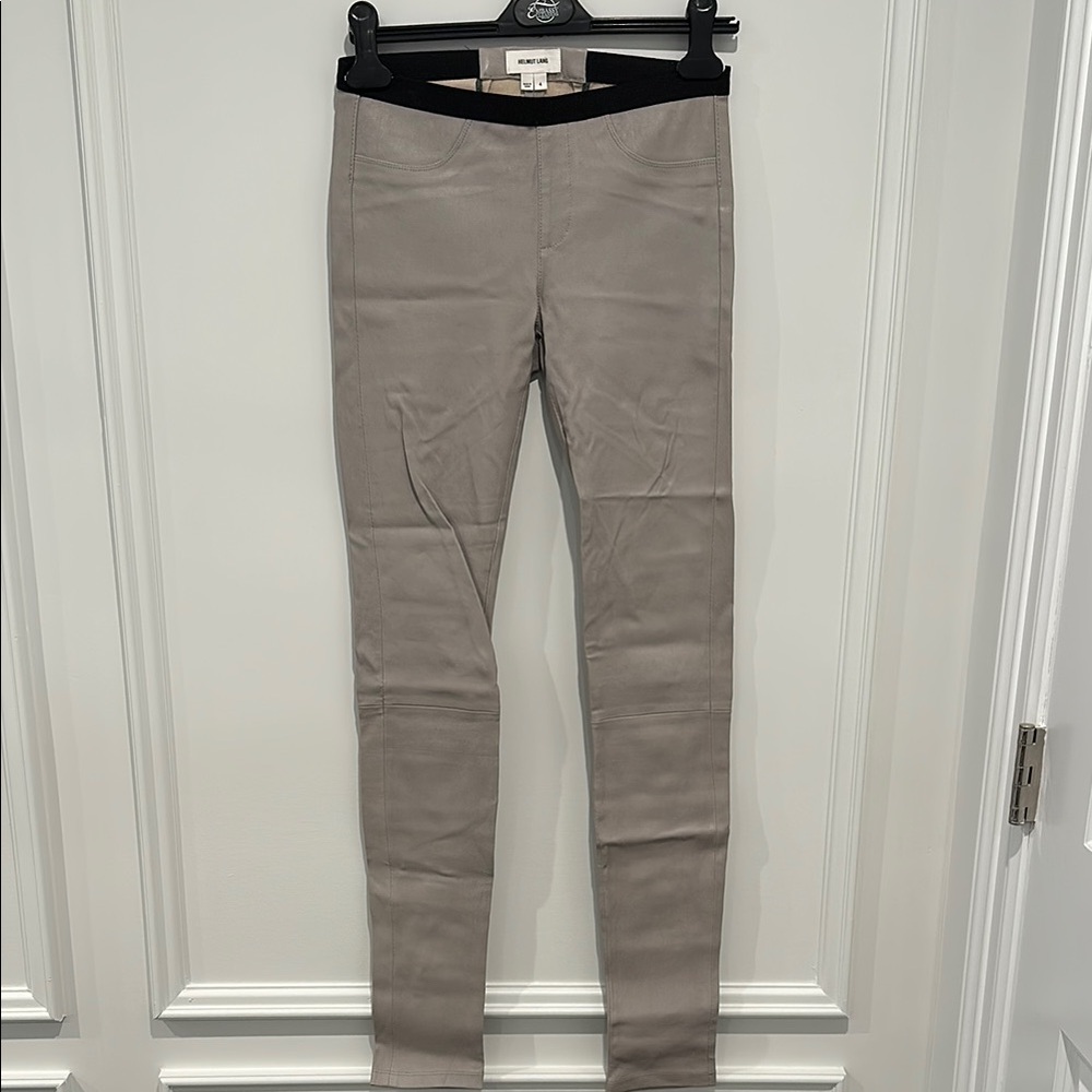 Helmut Lang Stretch Leather Pants